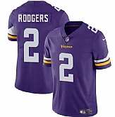 Men & Women & Youth Minnesota Vikings #2 Isaiah Rodgers Purple 2025 Vapor Limited Stitched Jersey,baseball caps,new era cap wholesale,wholesale hats